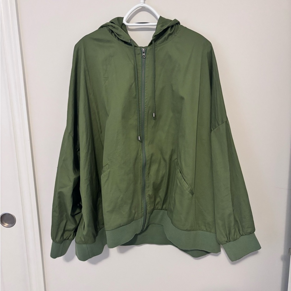 Torrid Green Hooded Jacket